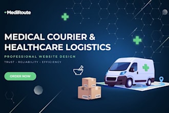 medical website courier website medical courier logistics website