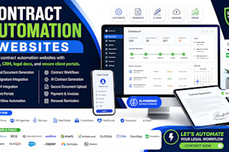 do contract automation website legal document generation e signature integration