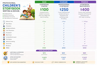 write and design professional children storybooks