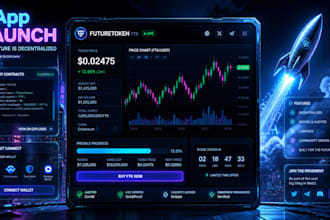 develop web3 dapp for blockchain smart contracts and wallet integration