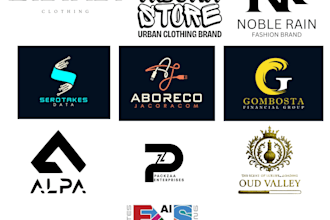design a modern minimalist business logo for your brand