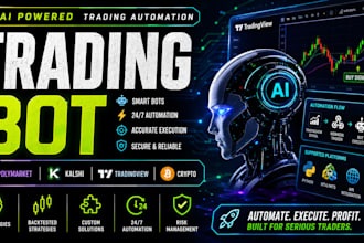 create tradingview strategy, pine script indicator and webhook automation bot