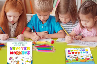 create consistent childrens book interior illustration