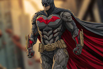 do superhero character for comics
