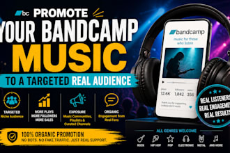 promote your bandcamp music to a targeted, real audience