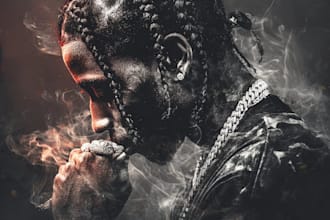 make cool album, ep, mixtape cover design and illustration