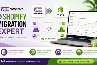 woocommerce to shopify migration product order customer data transfer