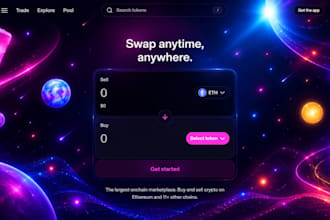 build dex or cex crypto exchange website, crypto wallet app like binance