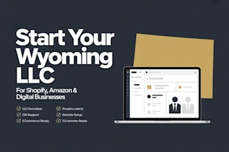 create a wyoming llc for shopify amazon and digital businesses