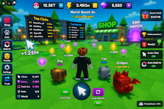 build roblox clicker and simulator systems