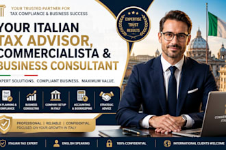 be your italian tax advisor, commercialist, and business consultant