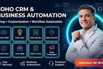 build zoho CRM automation and workflows