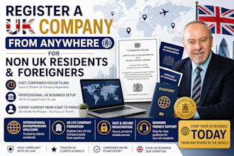 register a UK company for non UK residents and foreigners