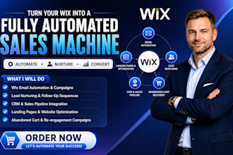 do wix email automation, wix email campaign, wix crm pipeline integration setup