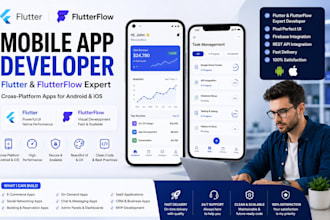 create flutter app flutterflow mobile app developer flutter flow android and ios