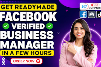 create fresh facebook account with ads account and fb business manager