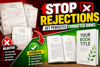 be your book formatter, ebook formatting, kindle publishing for kdp, instaspark