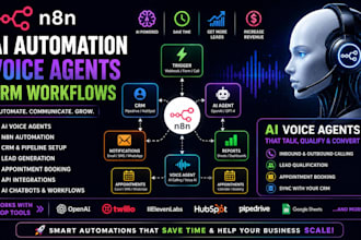 claw n8n ai automation crm workflow ai voice agent