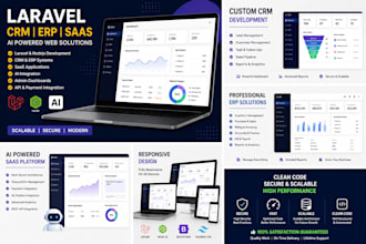 build custom laravel CRM erp and saas platform