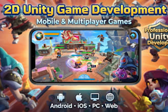 do 2d unity game development unity 2d mobile multiplayer video game unity vfx
