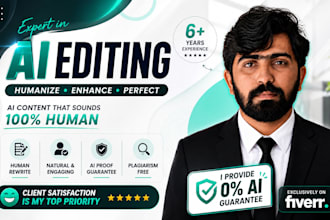 manually edit, rewrite, and humanize ai or chatgpt content