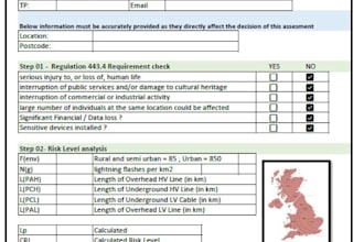 carry out a professional spd risk assessment to bs 7671 18th