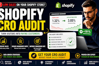 boost shopify store sales with cro audit store optimization