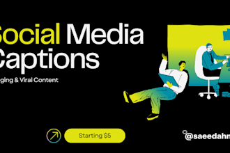 write engaging social media captions and posts