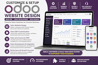 customize and setup odoo website design odoo erp odoo development odoo module