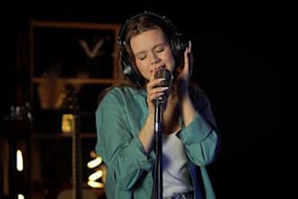 record ethereal cinematic female vocals for indie folk and fantasy music