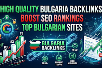 build high quality bulgaria backlinks on top bulgarian site  for seo ranking