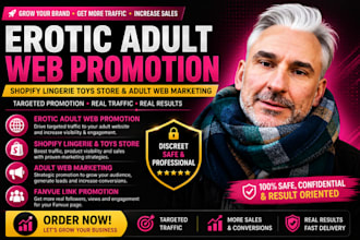 do erotic adult web promotion, shopify lingerie toys store, adult web marketing