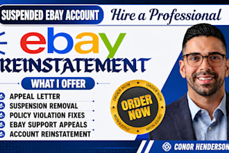 reinstate your suspended ebay account and handle mc011 mc999 appeals