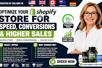 optimize shopify store speed conversion higher sales shopify page speed score up
