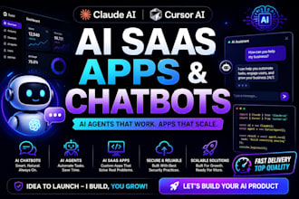 build ai saas apps, chatbots and agents with claude and cursor