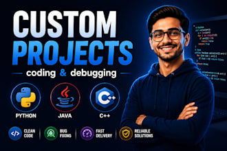 do python, java, c, cpp, coding and debugging