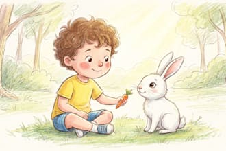 illustrate water color children story book illustrations