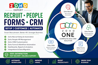 setup and automate zoho recruit zoho people zoho forms and zoho crm