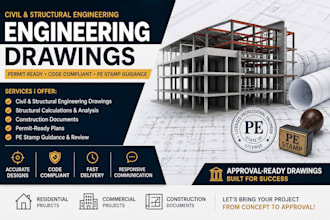 be your civil and structural engineer for structural design