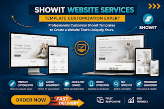 design showit website customize showit template showit redesign showit seo