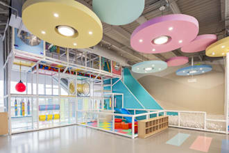 do cgi interior 3d kids room outdoor indoor playground 3d kids playroom house