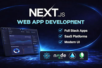 build a modern nextjs web app with react and typescript