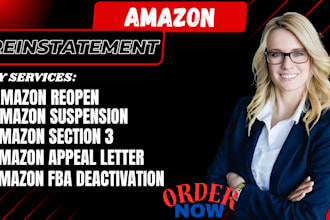 amazon reinstatement amazon fba suspension amazon kdp deactivation appeal letter