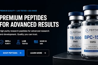 build peptide nutraceutical website fda compliant peptide website sarm store