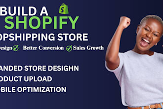 build a branded shopify dropshipping store for sales growth