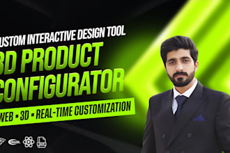 develop a 3d design configurator for custom products