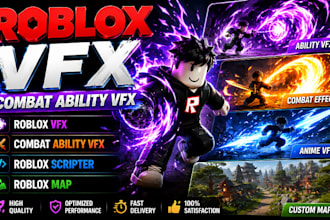 do roblox vfx, roblox combat ability vfx, roblox scripter, roblox map