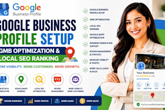 google business profile setup gmb optimization and local ranking