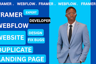 develop webflow website figma to webflow framer landing page framer developer