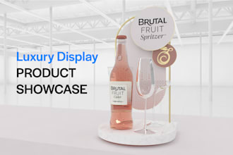 design luxury product glorifiers and showcase displays